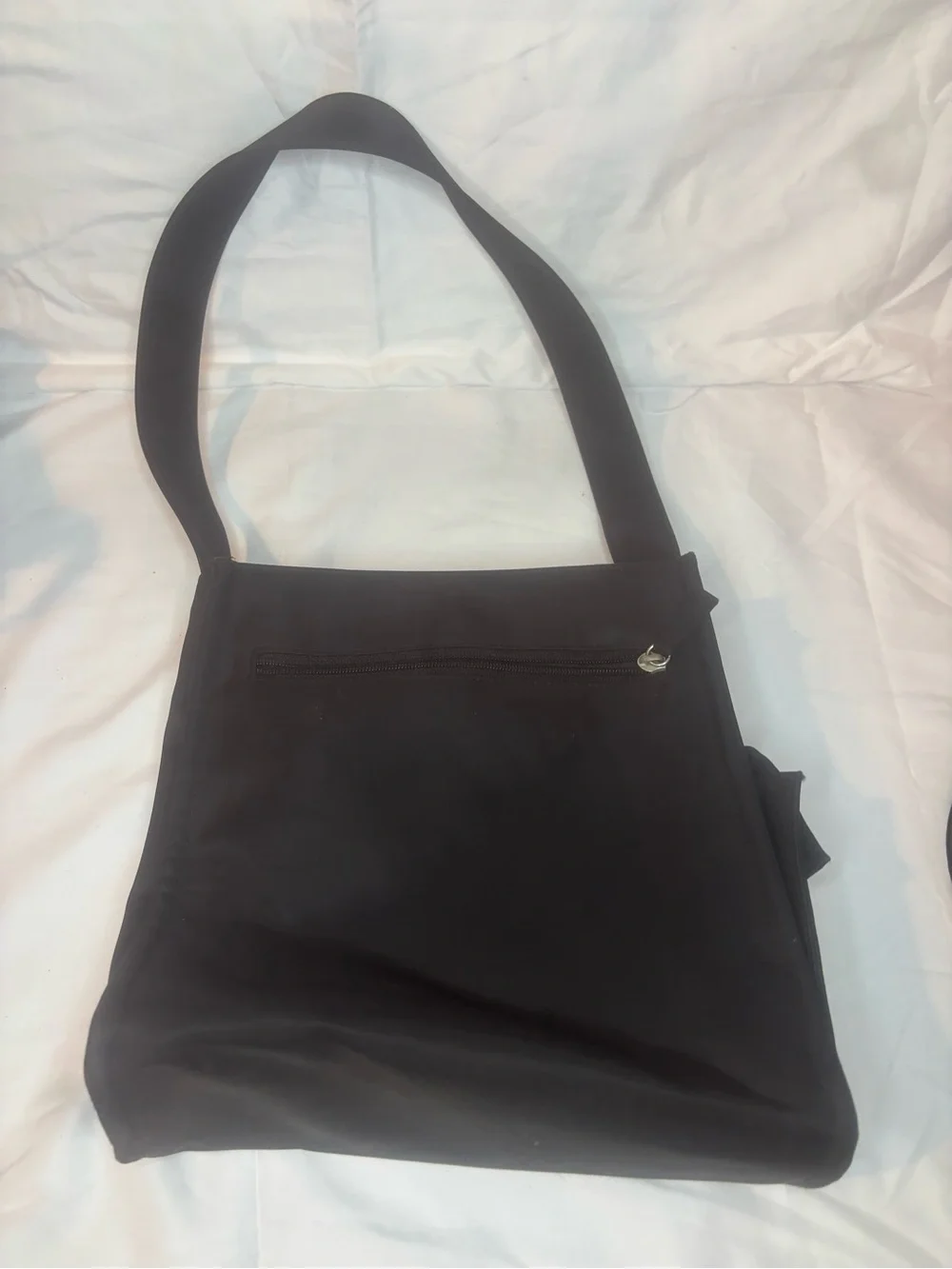 Guess Black Men's Messenger Bag with Front Flap